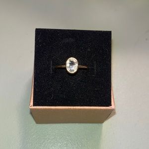 Handmade 10K Aquamarine Ring